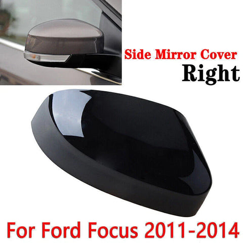 Ford Focus MK3 Gloss Black Rear View Mirror Cap Cover (2012-2017)