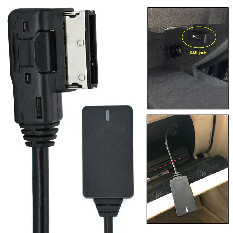 Audi Q7 A5 A6 A8 Wireless Bluetooth Music Interface AUX Cable Adapter