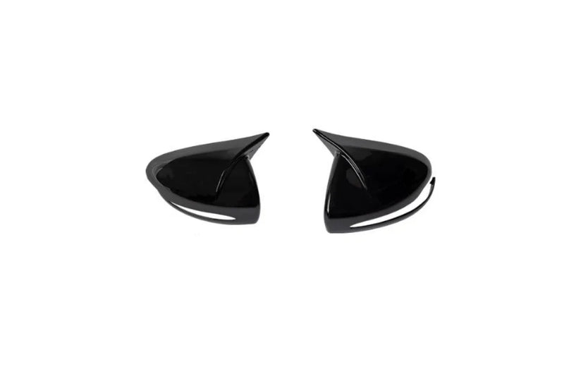 Mercedes-Benz C-Class ABS Black Ox Horn Rearview Mirror Lid Cover Trim (2015-2021)