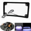 Harley Touring 7"x4" Curved License Plate Frame w/ LED Light (2009-2023)