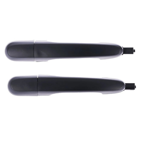 Kia Sportage KM 2 x Outer Door Handles Black (2005-2010)
