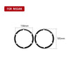 Nissan 350Z 2 x Carbon Fiber Rear Audio Speaker Trim Covers (2003-2009)