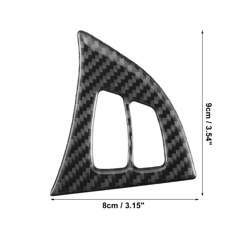 BMW X5 E70 Carbon Fiber Pattern Black Steering Wheel Cover Trim