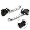 Yamaha YZ250X YZ125X 2016-2022 Silver CNC Clutch Brake Levers