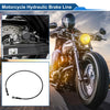 Make Model 90cm Brake Clutch Oil Hose Line Nylon Wire Braid PU