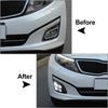 Kia Optima K5 2 x Daytime Running Light Fog Lamps (2014-2015)