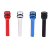 Car Interior Accessories Red Aluminum Door Lock Stick Knob Pull Pins Cover