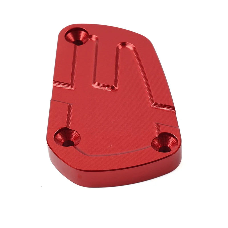 V85TT Red Front Brake Fluid Reservoir Cover Cap (2018-2025)