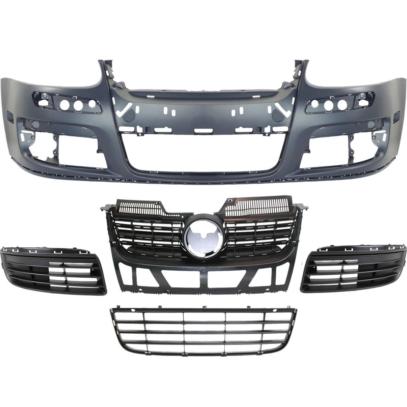 Bumper Cover Kit For 05-10 Volkswagen Jetta with Fog