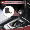 Acura TL Pebbled Black Red Gear Shift Knob Cover (2009-2014)