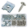 200 Pcs U Nuts Self Tapping Screws Clips Fasteners