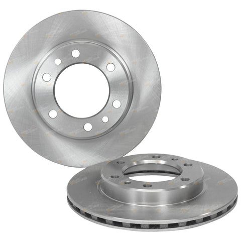 Toyota Landcruiser BJ70 BJ73 BJ74 HJ75 FJ70 2 x Front Disc Rotor Brake