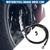 Bike 1set 200cm Motorcycle Hydraulic Brake Line Oil Hose Fitting Banjo
