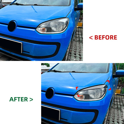Volkswagen UP Headlight Eyebrow Eyelid Covers (2011-2015)