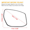Nissan Sentra, Altima Right Side Heated Mirror Glass w/ Backing Plate