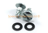 Motorcycle Dzus 9mm D-Ring Slotted Fairing Bolts Kit / Large / Fairing Bolts