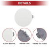 BMW X5 (2014-2018) White 1 Pcs Tow Hook Cover