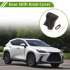 Lexus ES300h 2018-2023 Pebbled Black Brown Car Gear Shift Knob Cover