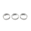 Kia Cerato K3 Forte 3 x Silver Center AC Switch Control Knob Rings (2017-2018)