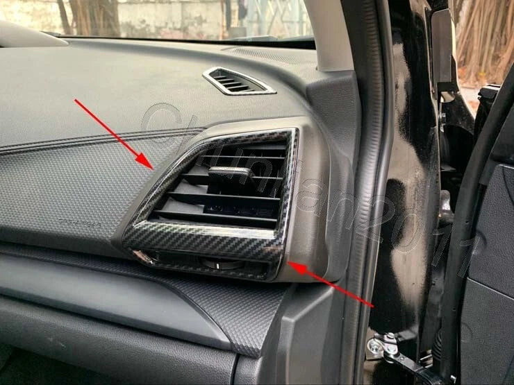 Subaru Forester Fiber Front Side A/C Vent Cover Trim (2019-2023)