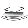 VW Passat (2017-2024) Chrome Black Window Strip Cover
