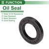 Oil Seal NBR Rubber 38x65x8mm High Pressure Black 5 Pcs
