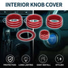 Honda CR-V 5 x Red Rear View Mirror Knob Covers (2023)