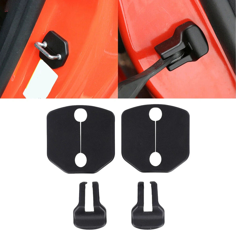 Car Door Lock Cover with Stopper Buckle Bezel Full Set (2015–2021)