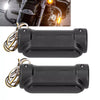 Highway Crash Bar - White DRL Amber Signals 1.25in LED Light Tube Clip Lamp