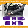 Jeep Wrangler Gladiator Purple Interior Door Handle Bowl Cover Trim (2018-2023)