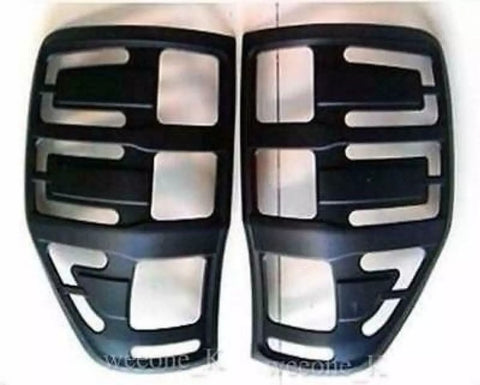 Ford Ranger Px 2 x Black Matt Tail Light Covers (2012-2015)