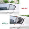 BMW 1 Series E87 Rear Window Side Louver Cover (2005-2011)