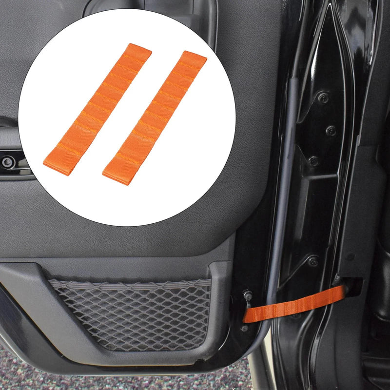 Jeep Wrangler TJ JK JKU JL 2 x Door Adjustable Limiting Straps (2000-2018)