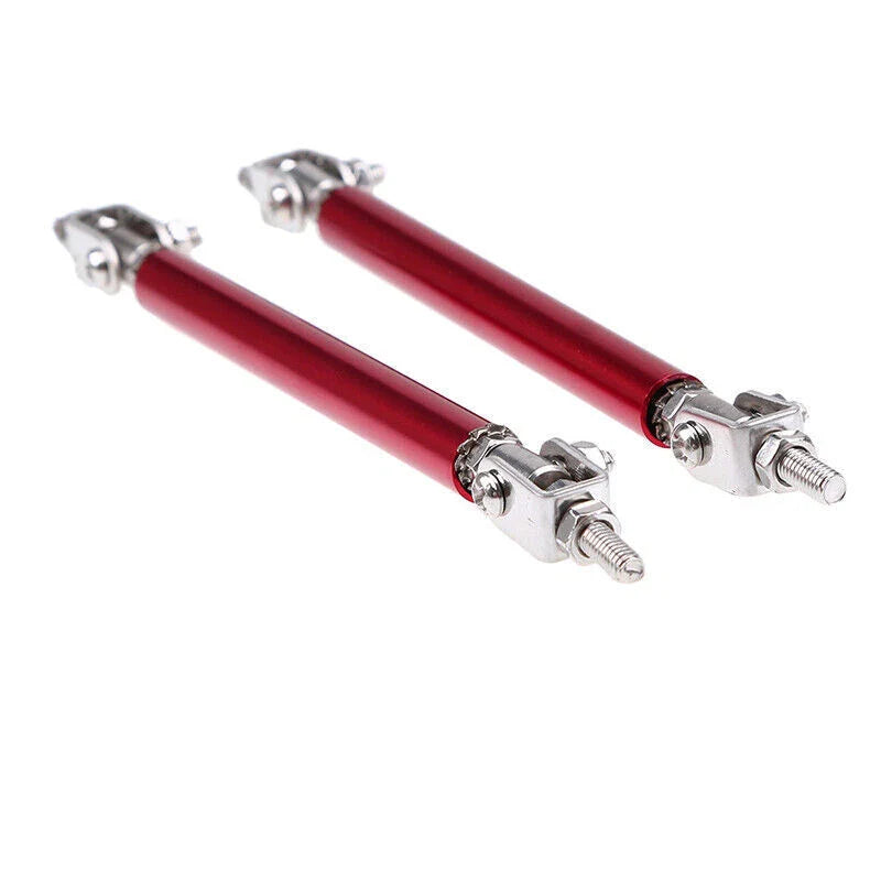 75mm Red Adjustable Front Bumper Rod Splitter Strut Support