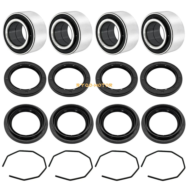Arctic Cat 250-500 Front & Rear Wheel Hub Bearings & Seals Kit (1998–2004)