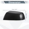 Toyota Tundra Sequoia Rearview Mirror Cover Cap Black Carbon Fiber