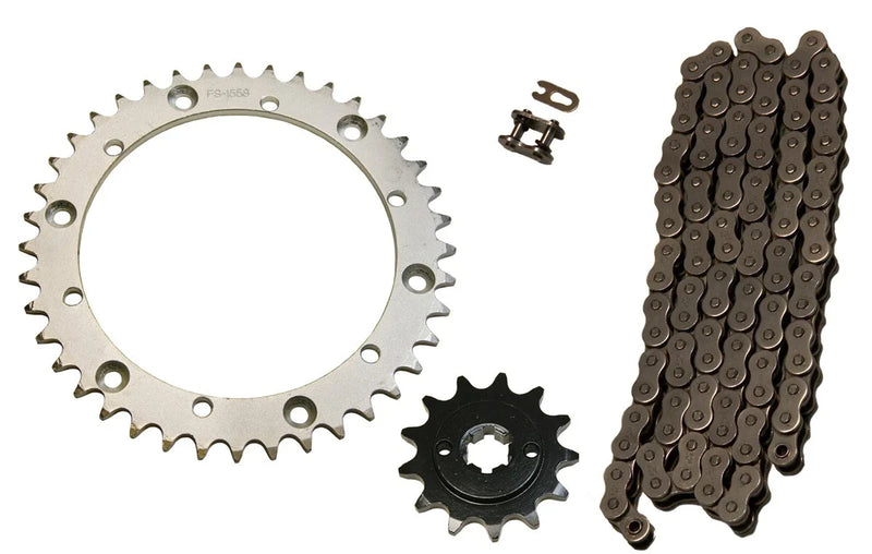 Yamaha Blaster 200 2 x Natural 520x92 O-Ring Drive Chain & 13/40 Sprockets
