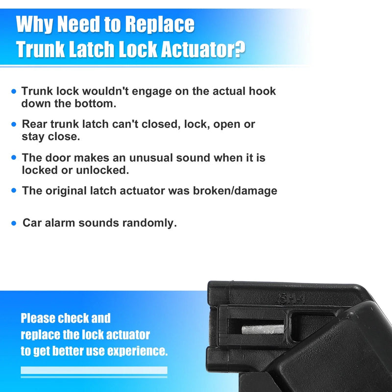Toyota Avalon Trunk Latch Lock Actuator (2005-2012)