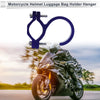 Arc Aluminum Alloy Motorcycle Hanging Hook Hexagon Wrench Gasket Blue