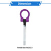 Toyota Avanza Trailer Ring Eye Tow Hook Folding Screw-On Tow Hook