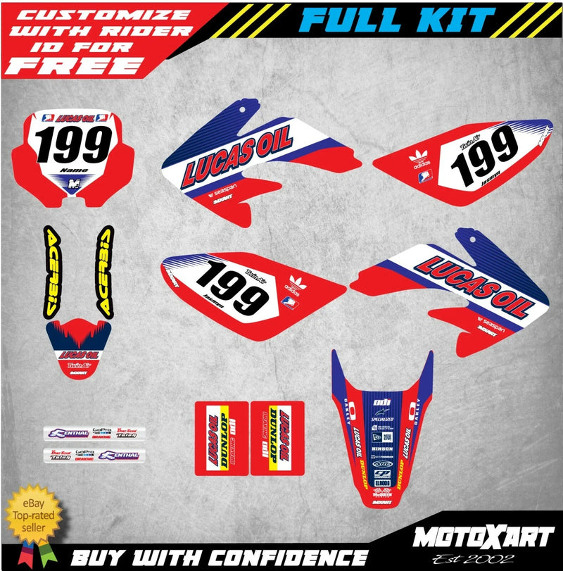 Honda CRF100 (2011-2020) ACTIVE Style Stickers Custom Graphics Full Kit