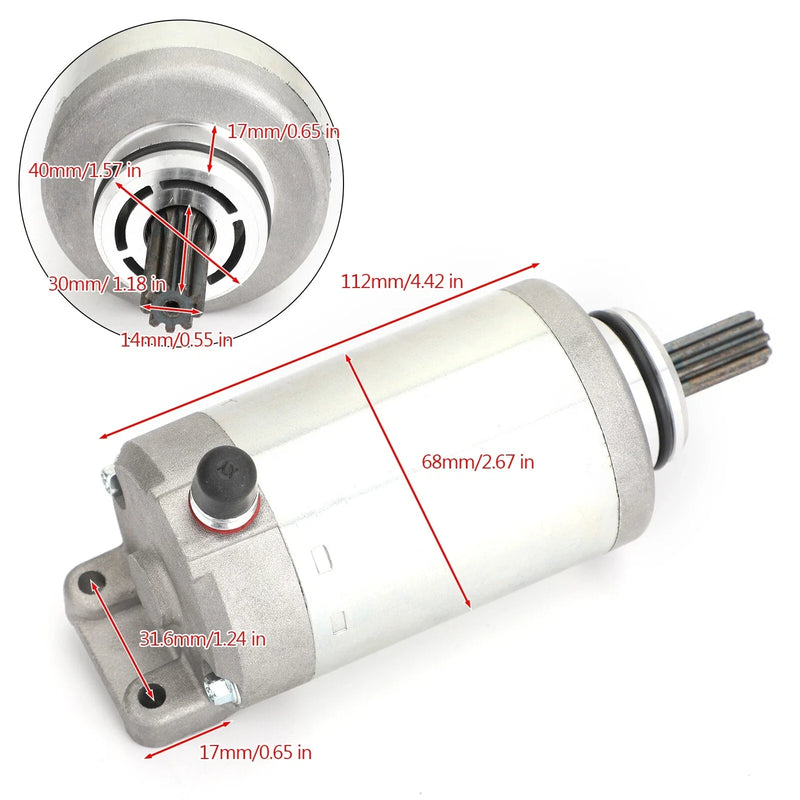 Arctic Cat UTV ATV 550 650 700 1000 Starter (2004-2023)