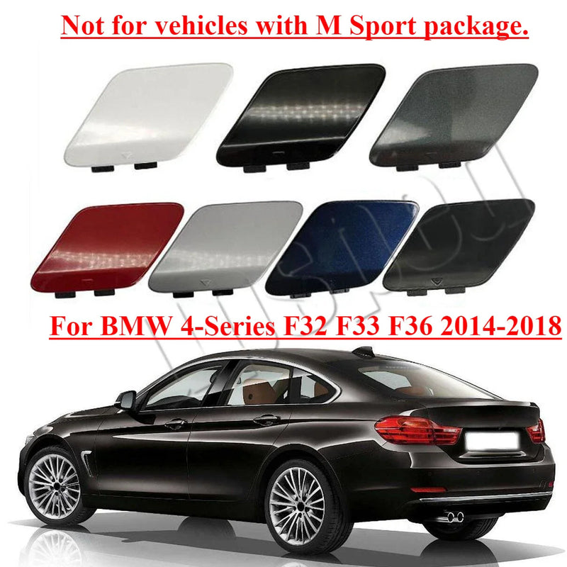 BMW 4-Series Rear Bumper Tow Hook Eye Cover Cap (2014–2018)