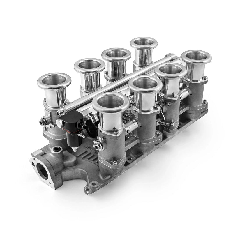 Ford SB 289 302 Windsor Satin Downdraft EFI Stack Intake Manifold