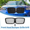 BMW X3 Front Upper Bumper Grille Half Chrome (2020 - 2023)