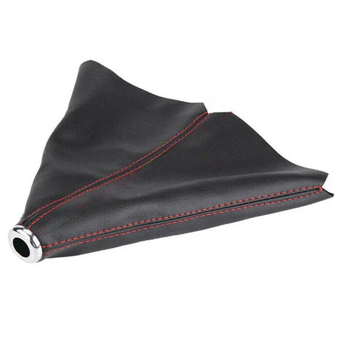 Universal Car Models Black PU Leather Dustproof Shift Stick Cover