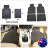 4 Pcs PU Leather Car Floor Mats
