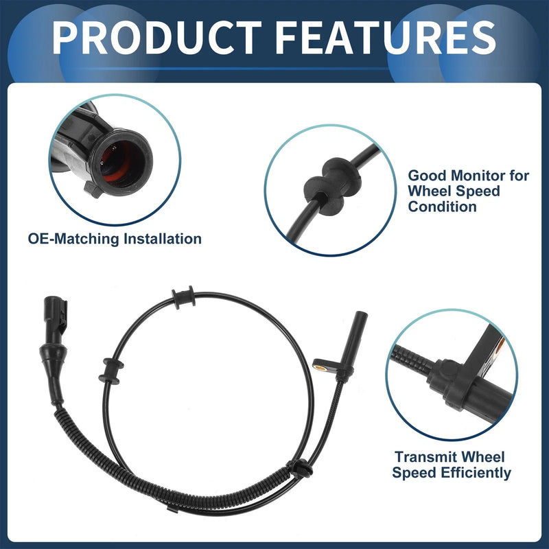Ford F-150 2004-2008 ABS Wheel Speed Sensor (2 x Front)