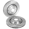 Kluger GSU40 / 45 / 50 / 55 Front Slotted Dimpled Disc Brake Rotors (2007–2020)
