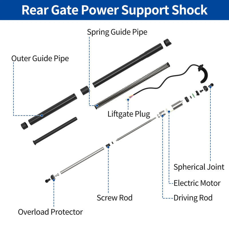 Chevy Suburban Tahoe (2021-2024) OEM Tailgate Power Lift Support